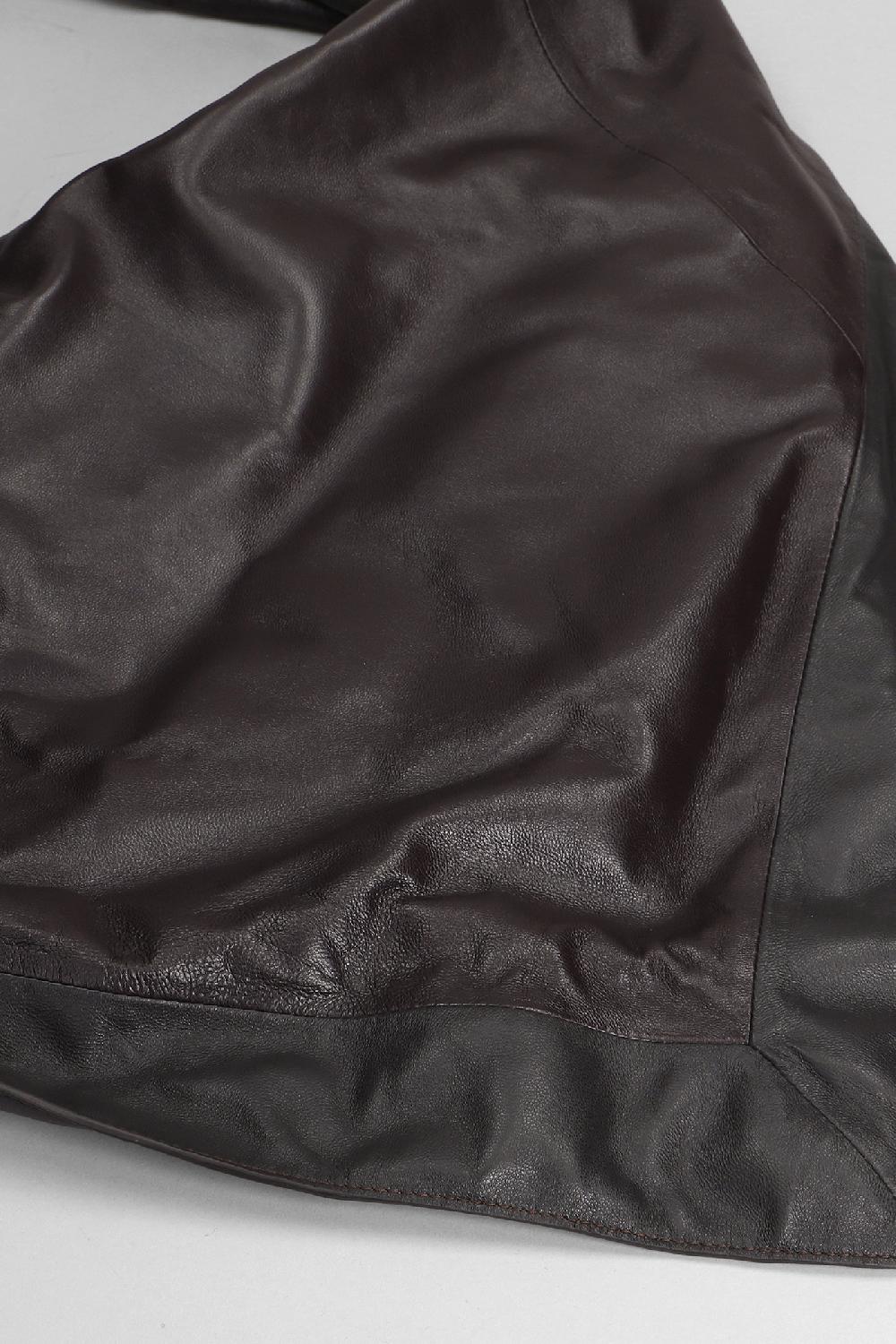 Deliberti LEMAIRE Borsa A Spalla Scarf Bag In Pelle Marrone Cod. 404510 - Deliberti The Luxury Shopping