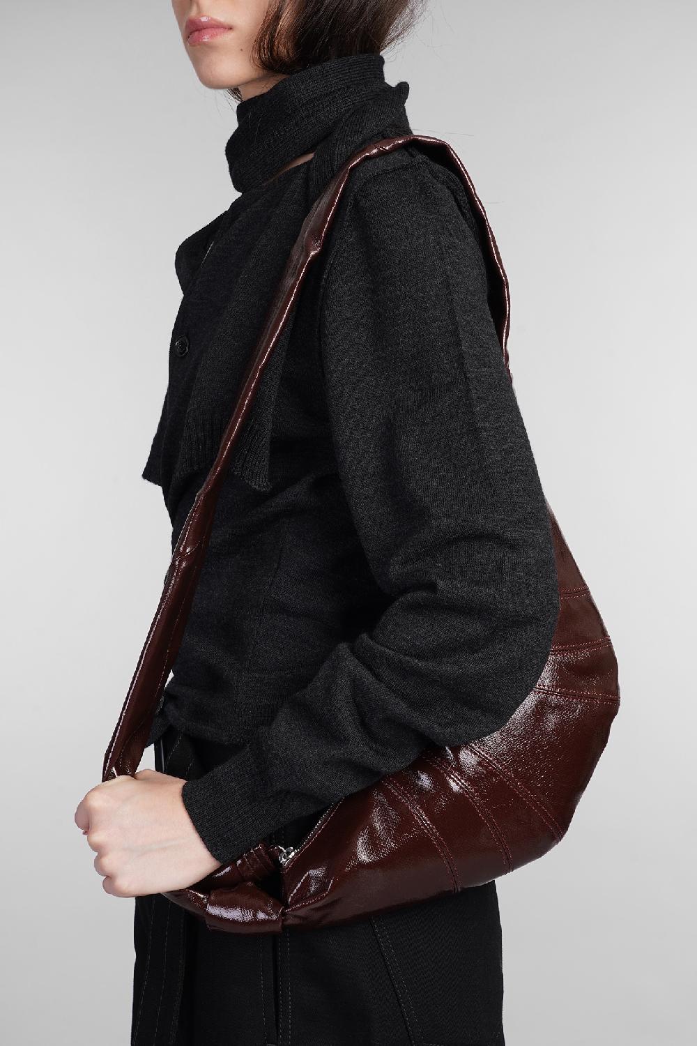 Deliberti LEMAIRE Borsa A Spalla Small Croissant In Cotone Marrone Cod. 404500 - Deliberti The Luxury Shopping