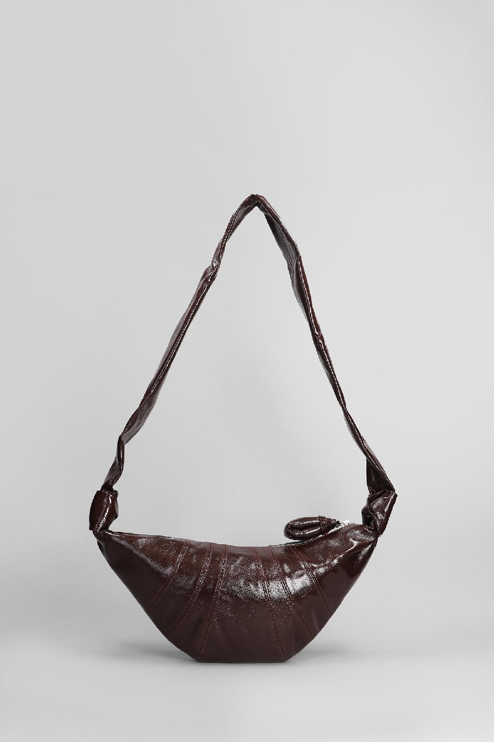Deliberti LEMAIRE Borsa A Spalla Small Croissant In Cotone Marrone Cod. 404500 - Deliberti The Luxury Shopping