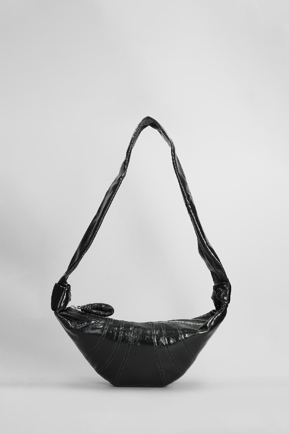 Deliberti LEMAIRE Borsa a spalla small croissant in cotone verde cod. 404504 - Deliberti The Luxury Shopping