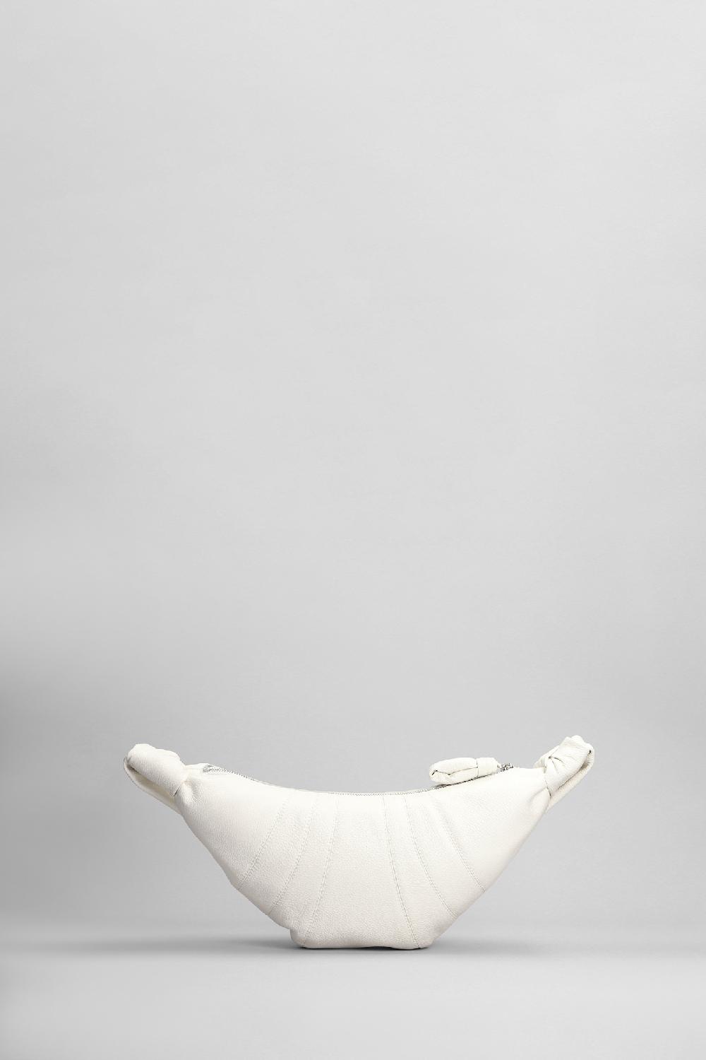 Deliberti LEMAIRE Borsa A Spalla Small Croissant In Pelle Bianca Cod. 394693 - Deliberti The Luxury Shopping