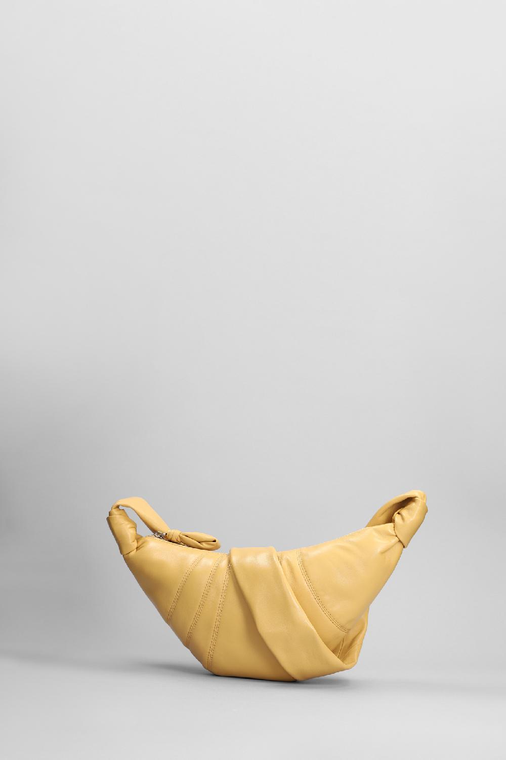 Deliberti LEMAIRE Borsa A Spalla Small Croissant In Pelle Gialla Cod. 394701 - Deliberti The Luxury Shopping