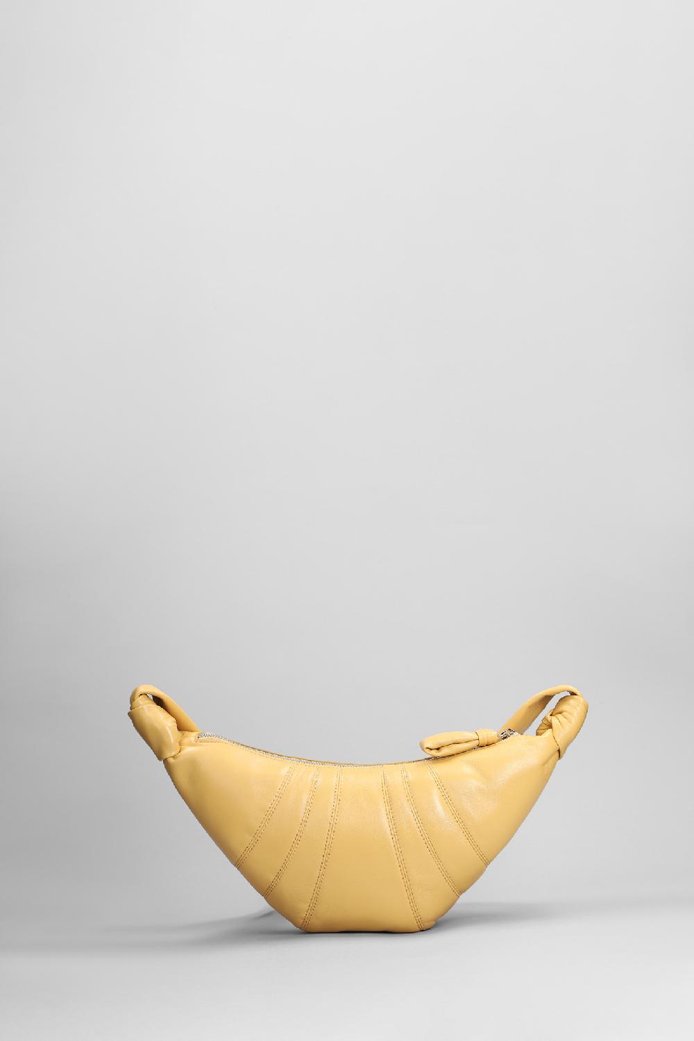 Deliberti LEMAIRE Borsa A Spalla Small Croissant In Pelle Gialla Cod. 394701 - Deliberti The Luxury Shopping