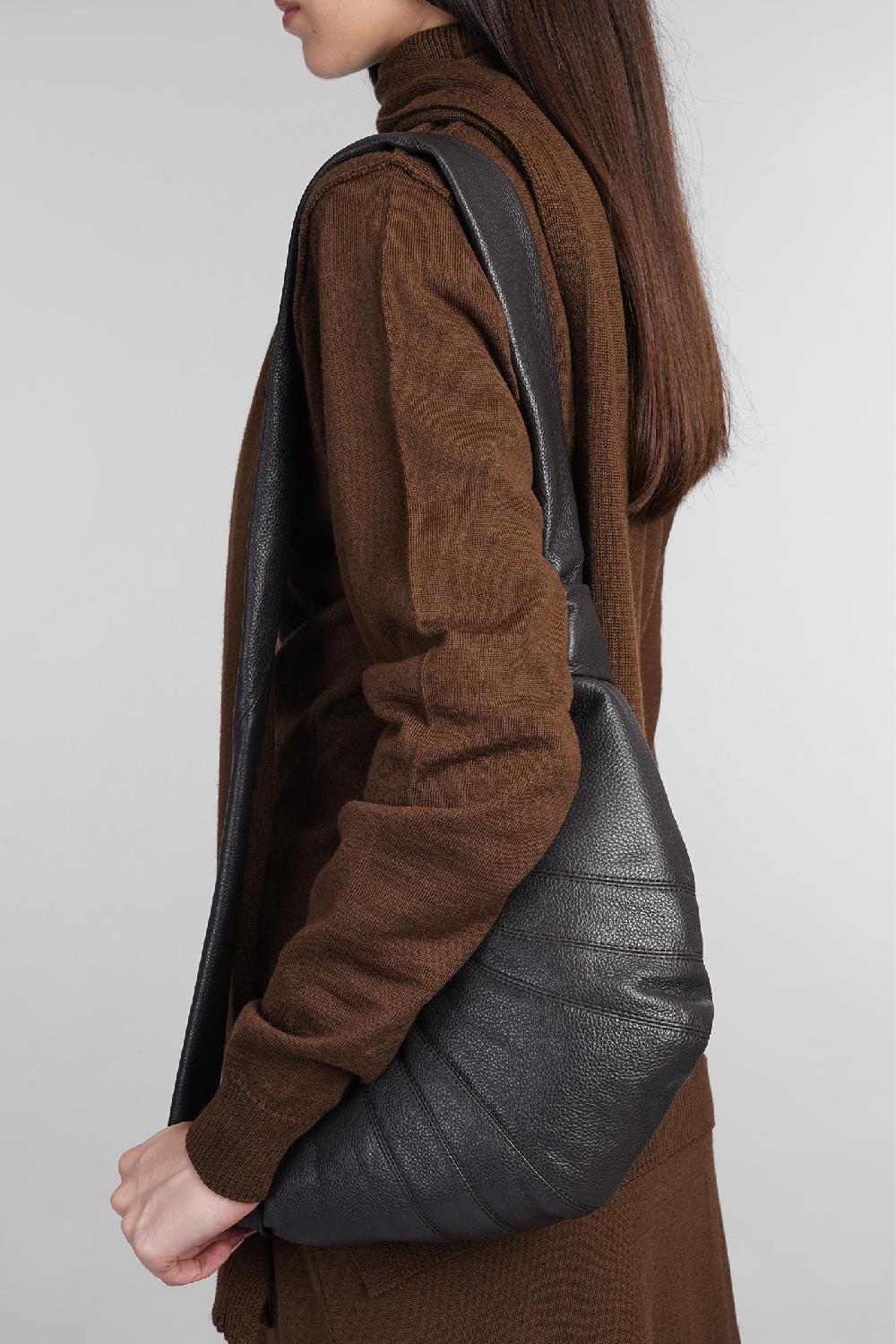 Deliberti LEMAIRE Borsa A Spalla Small Croissant In Pelle Marrone Cod. 404517 - Deliberti The Luxury Shopping