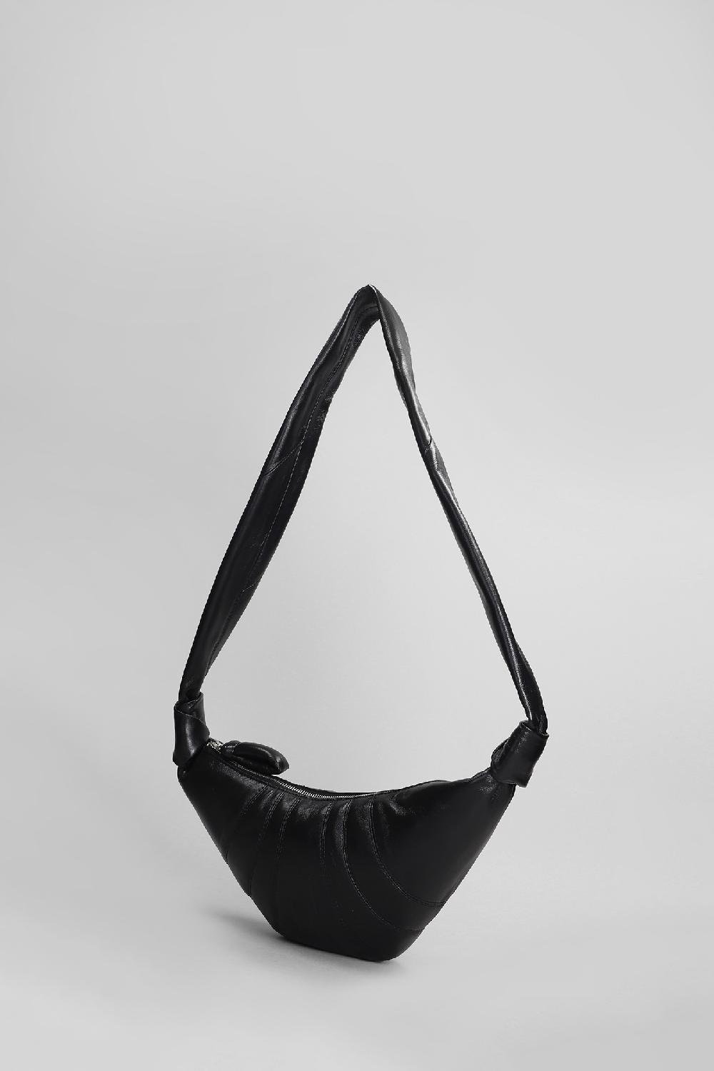 Deliberti LEMAIRE Borsa A Spalla Small Croissant In Pelle Nera Cod. 404505 - Deliberti The Luxury Shopping