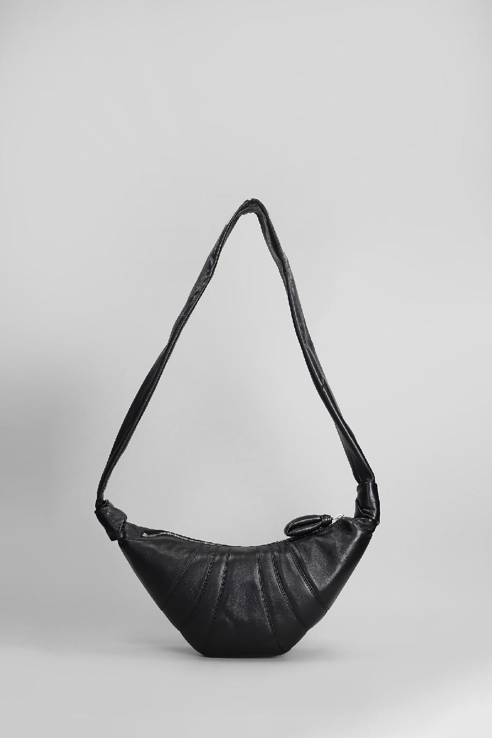 Deliberti LEMAIRE Borsa A Spalla Small Croissant In Pelle Nera Cod. 404505 - Deliberti The Luxury Shopping