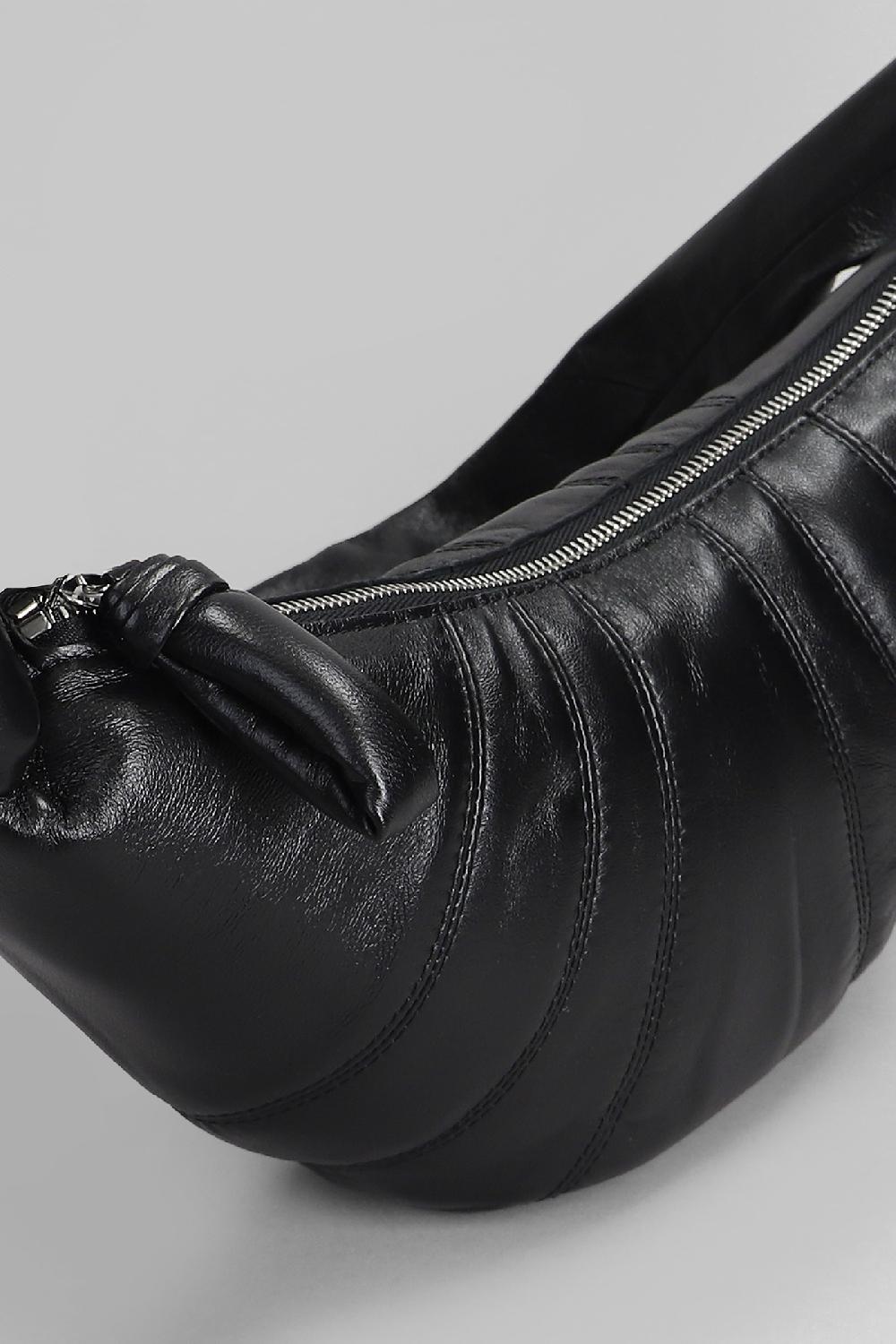 Deliberti LEMAIRE Borsa A Spalla Small Croissant In Pelle Nera Cod. 404505 - Deliberti The Luxury Shopping