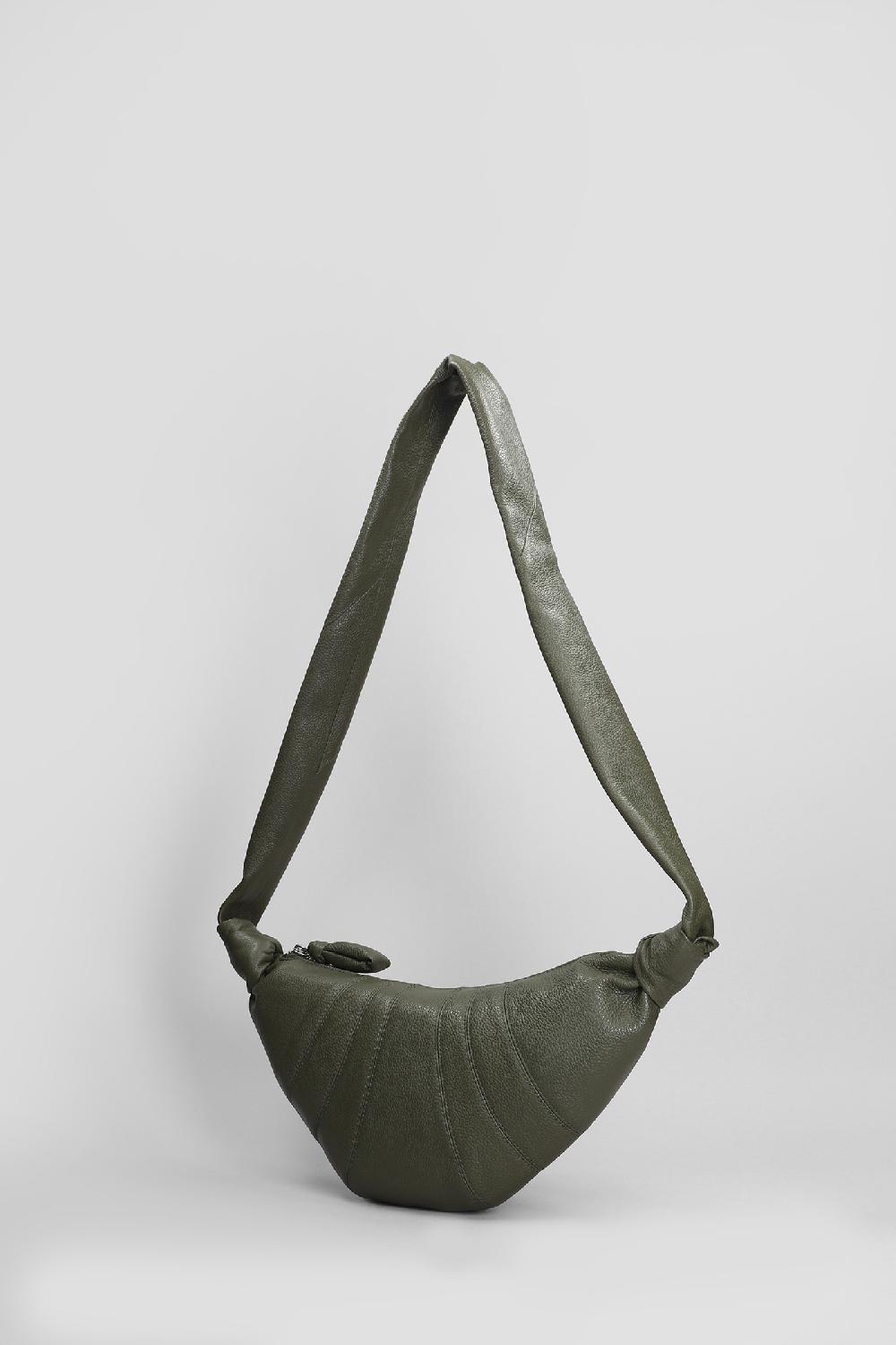 Deliberti LEMAIRE Borsa A Spalla Small Croissant In Pelle Verde Cod. 404544 - Deliberti The Luxury Shopping