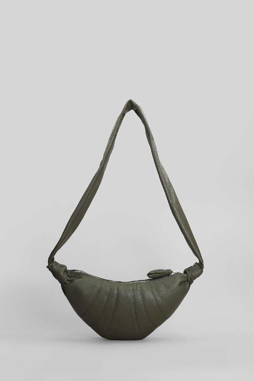 Deliberti LEMAIRE Borsa A Spalla Small Croissant In Pelle Verde Cod. 404544 - Deliberti The Luxury Shopping