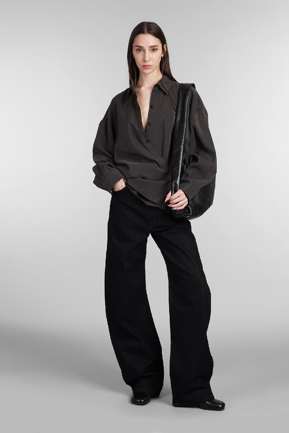 Deliberti LEMAIRE Camicia In Seta Marrone Cod. 404538 - Deliberti The Luxury Shopping