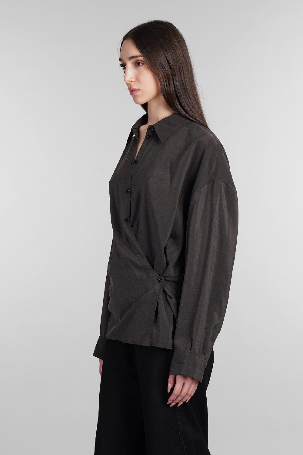 Deliberti LEMAIRE Camicia In Seta Marrone Cod. 404538 - Deliberti The Luxury Shopping