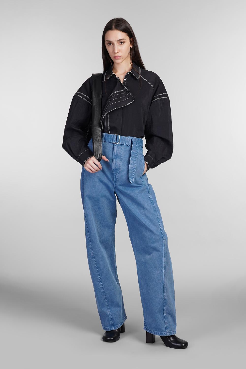 Deliberti LEMAIRE Camicia In Seta Nera Cod. 404539 - Deliberti The Luxury Shopping