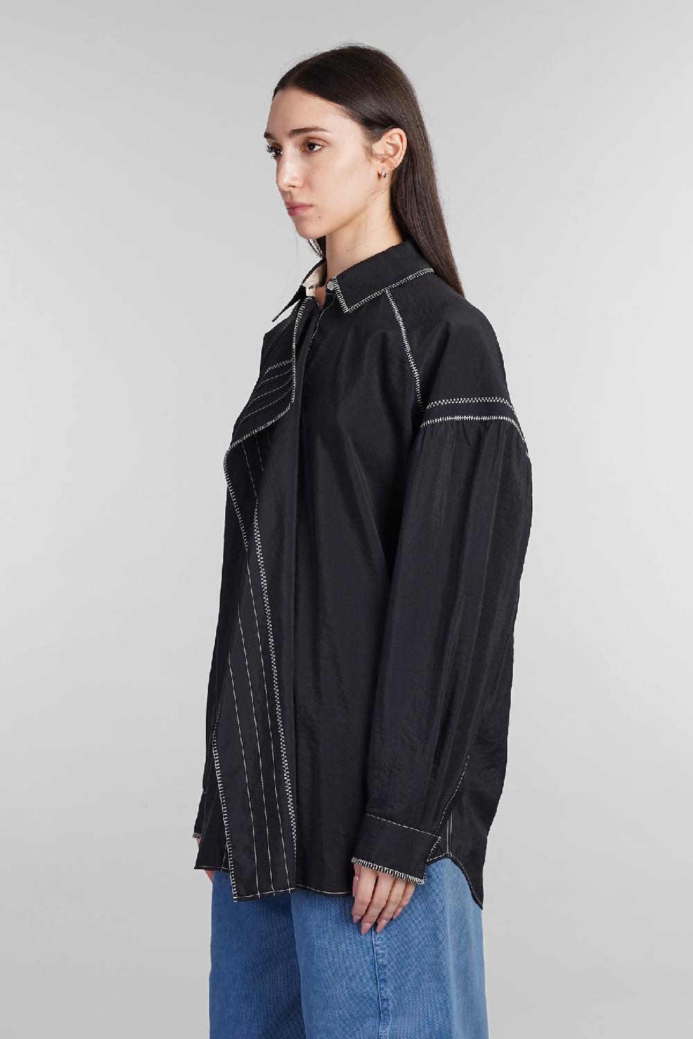 Deliberti LEMAIRE Camicia In Seta Nera Cod. 404539 - Deliberti The Luxury Shopping