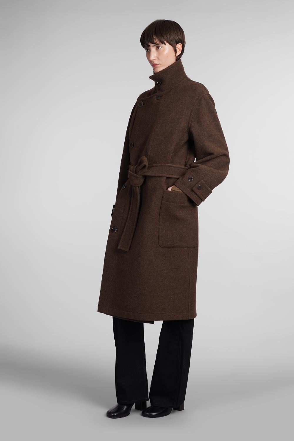 Deliberti LEMAIRE Cappotto In Lana Marrone Cod. 409011 - Deliberti The Luxury Shopping