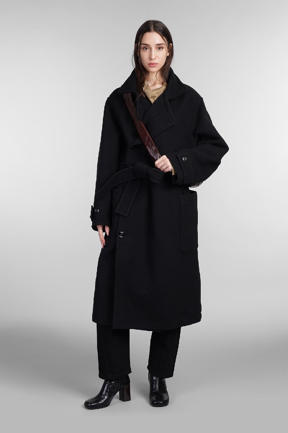 Deliberti LEMAIRE Cappotto In Lana Nera Cod. 404533 - Deliberti The Luxury Shopping