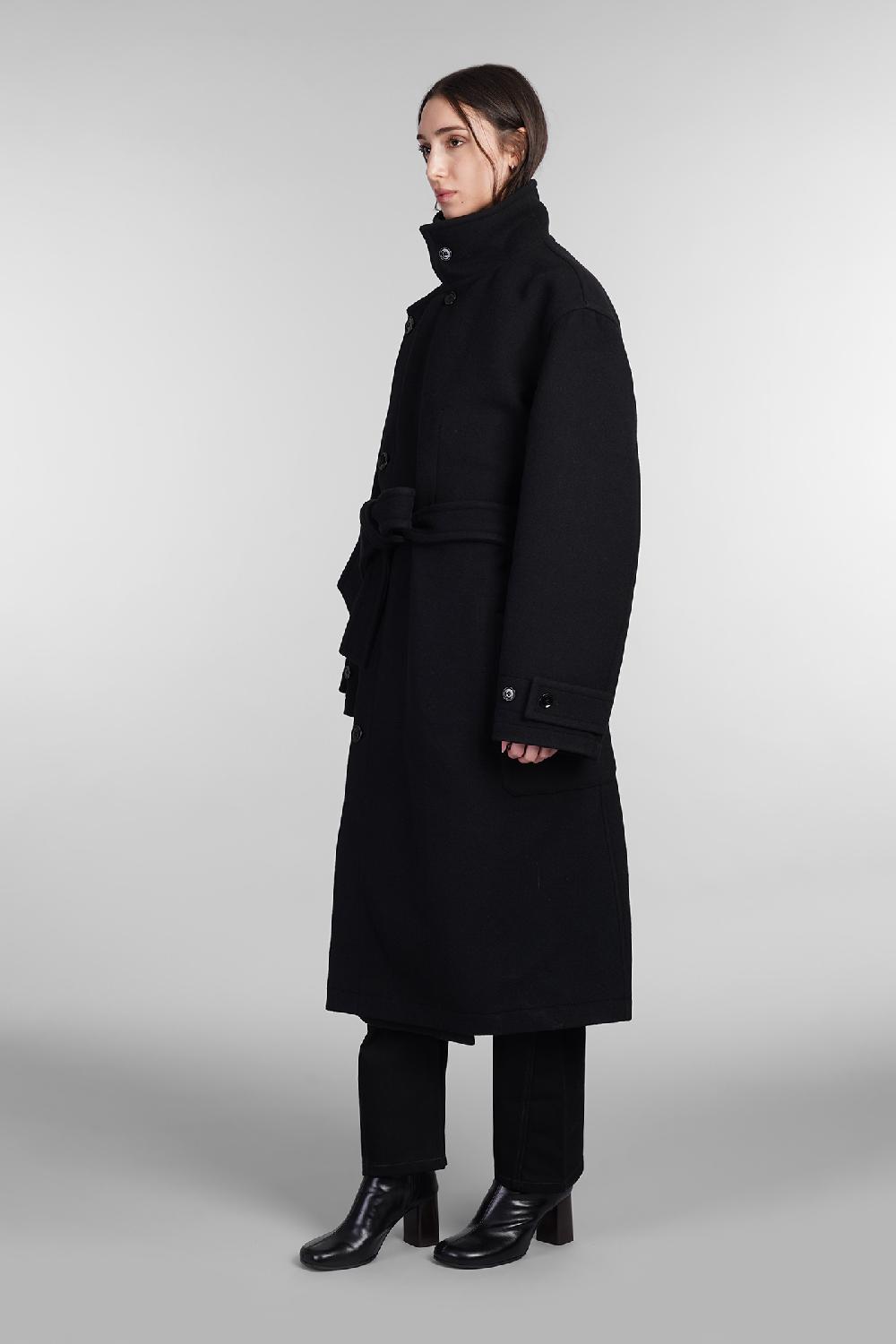 Deliberti LEMAIRE Cappotto In Lana Nera Cod. 404533 - Deliberti The Luxury Shopping