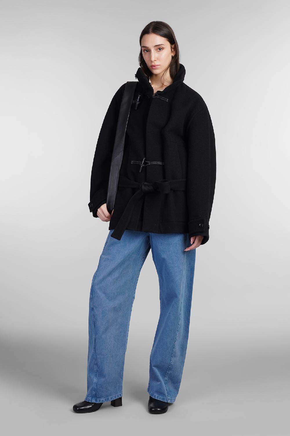 Deliberti LEMAIRE Cappotto In Lana Nera Cod. 404537 - Deliberti The Luxury Shopping