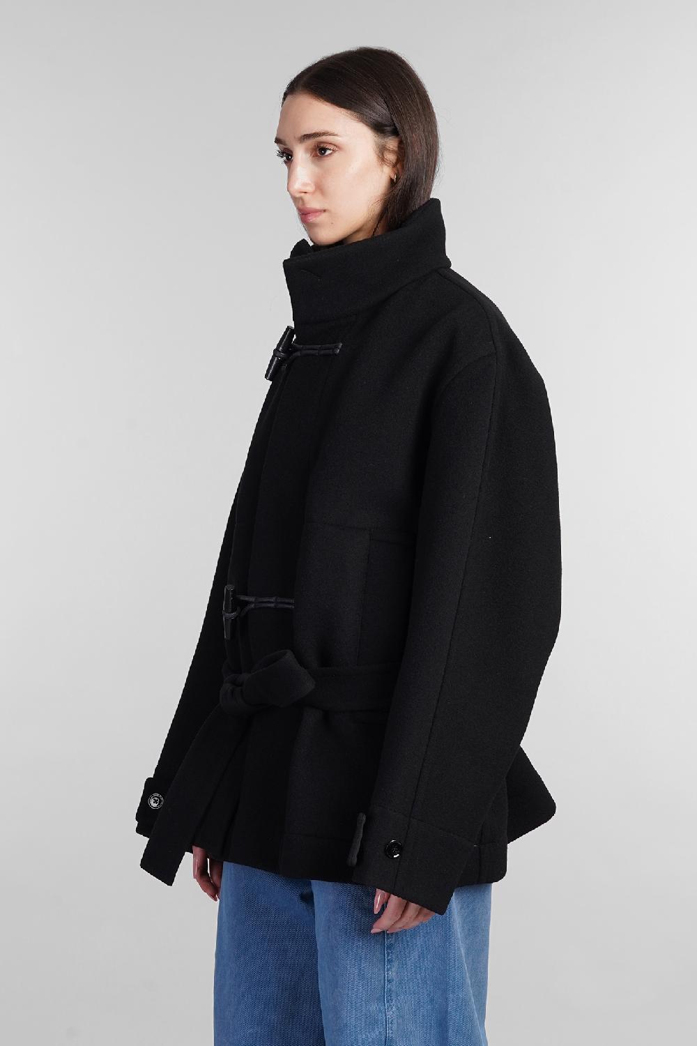 Deliberti LEMAIRE Cappotto In Lana Nera Cod. 404537 - Deliberti The Luxury Shopping