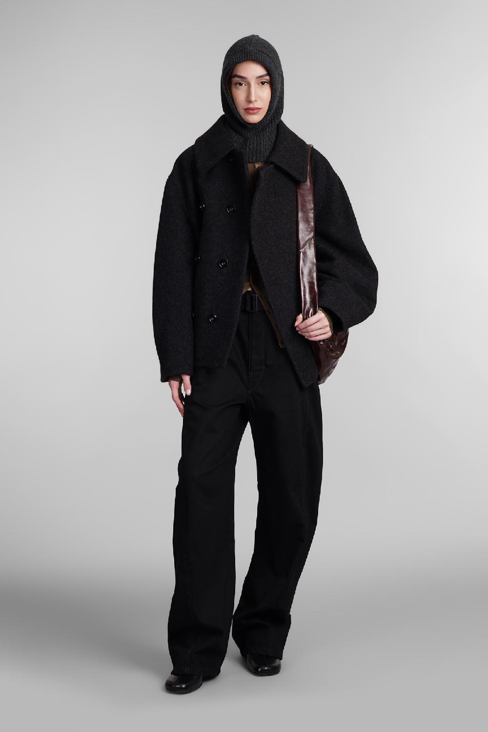 Deliberti LEMAIRE Cappotto In Lana Nera Cod. 406036 - Deliberti The Luxury Shopping