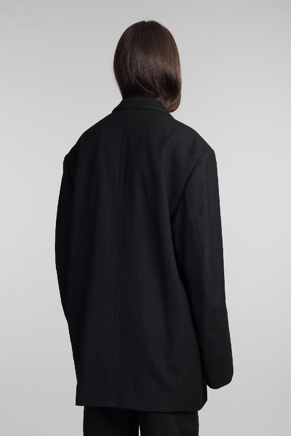 Deliberti LEMAIRE Cappotto In Lana Nera Cod. 406422 - Deliberti The Luxury Shopping