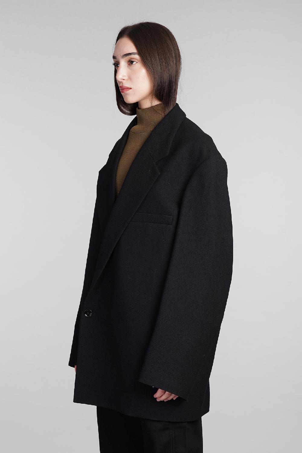 Deliberti LEMAIRE Cappotto In Lana Nera Cod. 406422 - Deliberti The Luxury Shopping