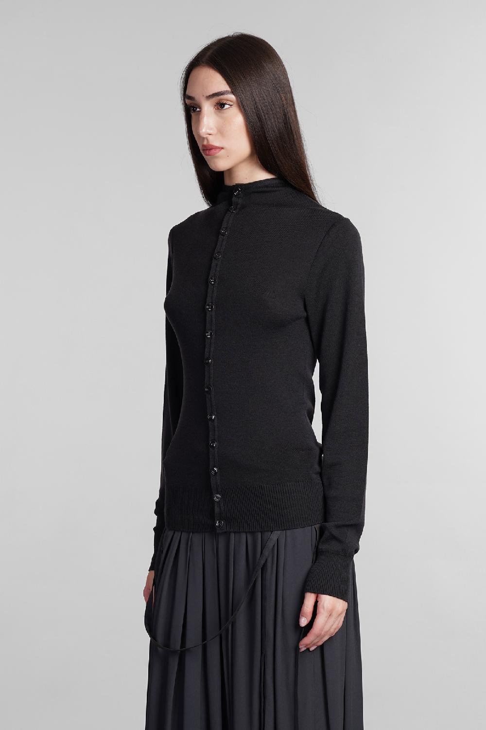 Deliberti LEMAIRE Cardigan In Lana Blu Cod. 406025 - Deliberti The Luxury Shopping