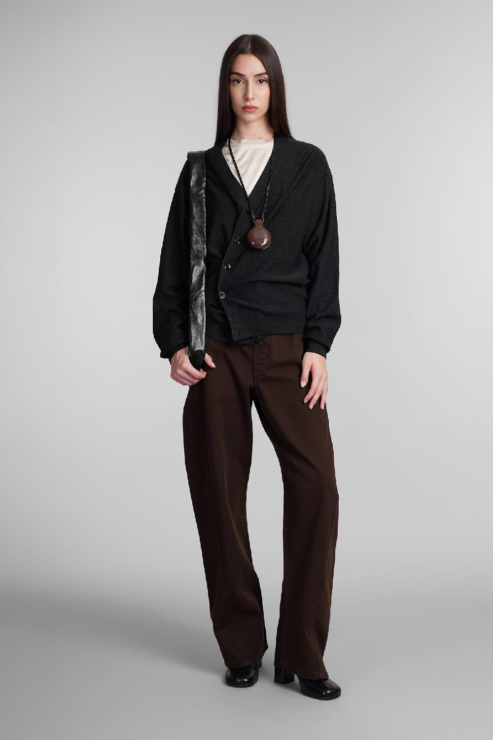 Deliberti LEMAIRE Cardigan In Lana Grigia Cod. 404522 - Deliberti The Luxury Shopping