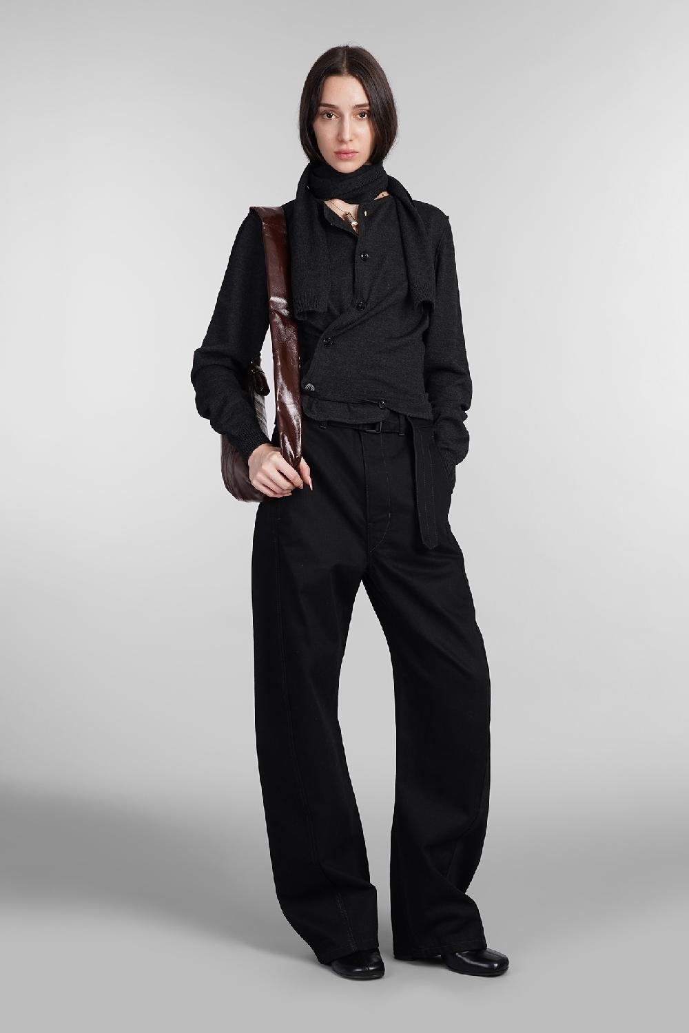 Deliberti LEMAIRE Cardigan In Lana Grigia Cod. 404527 - Deliberti The Luxury Shopping