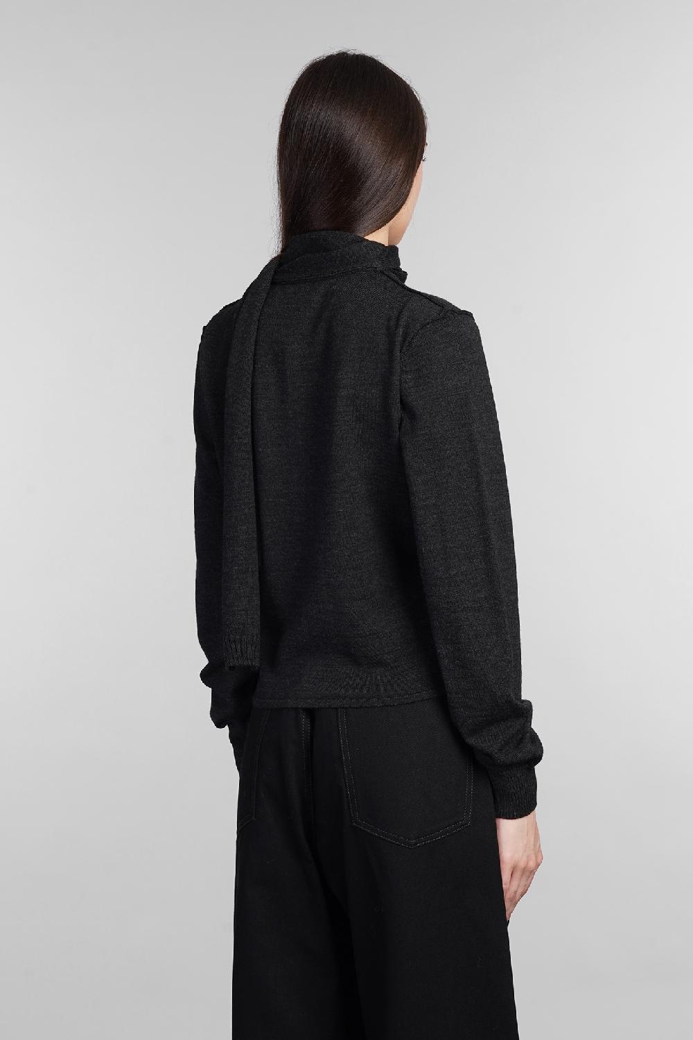 Deliberti LEMAIRE Cardigan In Lana Grigia Cod. 404527 - Deliberti The Luxury Shopping