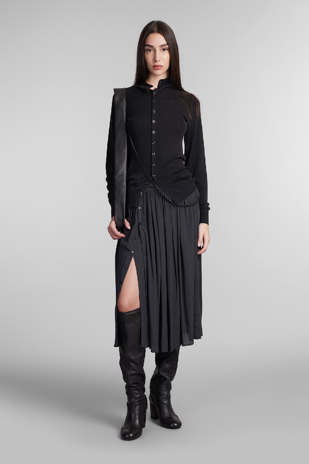 Deliberti LEMAIRE Gonna In Viscosa Blu Cod. 404540 - Deliberti The Luxury Shopping