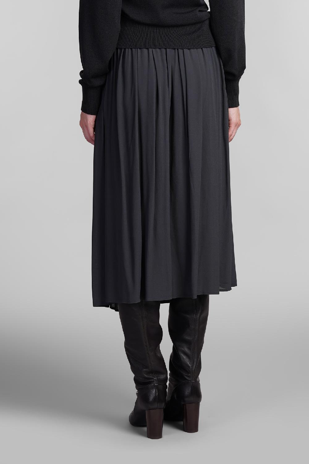 Deliberti LEMAIRE Gonna In Viscosa Blu Cod. 404540 - Deliberti The Luxury Shopping