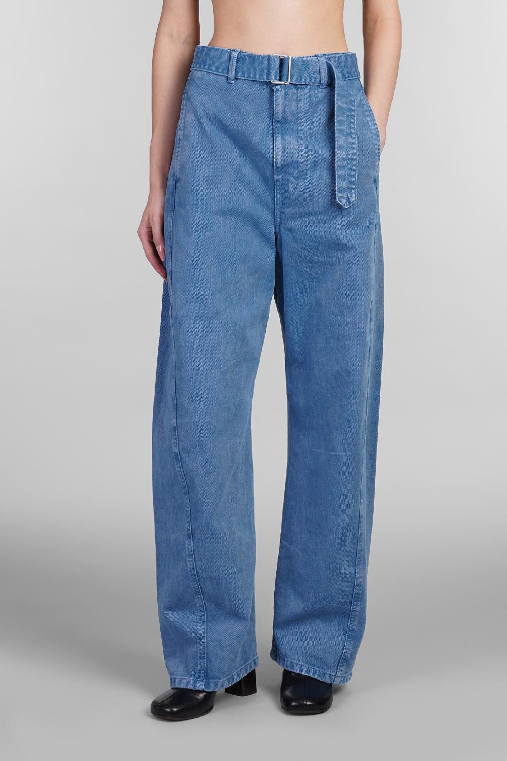 Deliberti LEMAIRE Jeans in cotone celeste cod. 404521 - Deliberti The Luxury Shopping