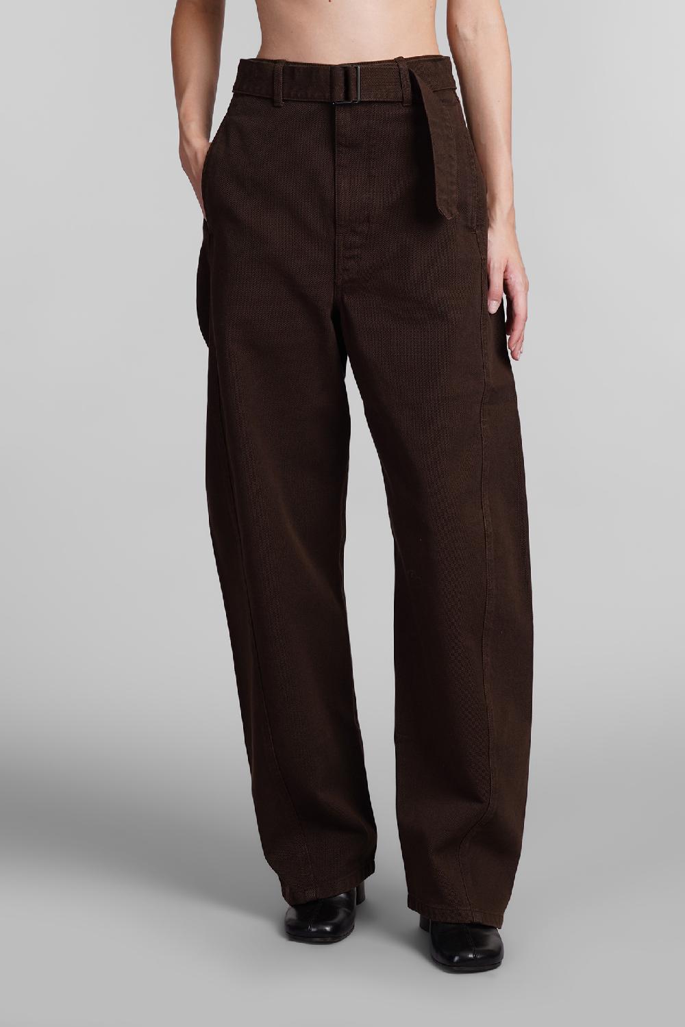 Deliberti LEMAIRE Jeans in cotone marrone cod. 406022 - Deliberti The Luxury Shopping