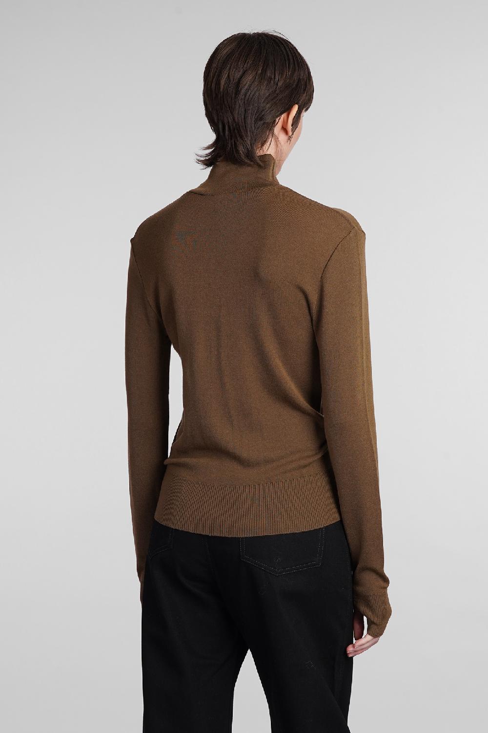 Deliberti LEMAIRE Maglia In Lana Marrone Cod. 409013 - Deliberti The Luxury Shopping