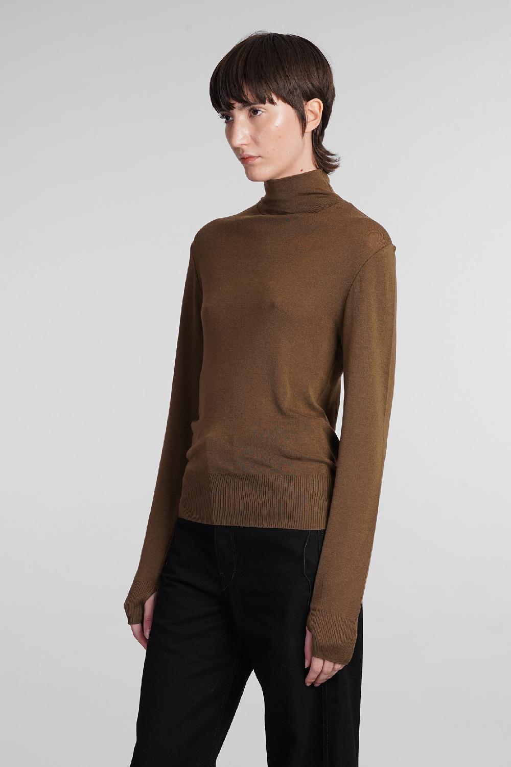 Deliberti LEMAIRE Maglia In Lana Marrone Cod. 409013 - Deliberti The Luxury Shopping