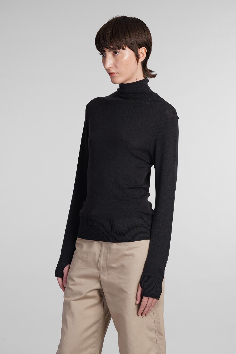 Deliberti LEMAIRE Maglia In Lana Nera Cod. 409014 - Deliberti The Luxury Shopping