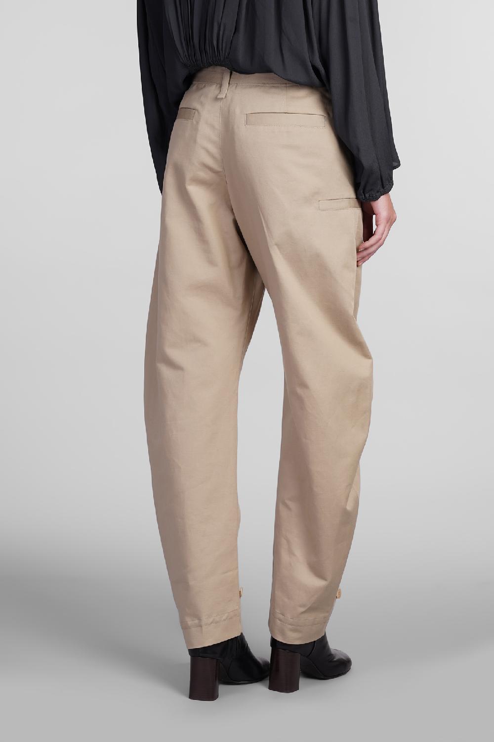 Deliberti LEMAIRE Pantalone In Cotone Beige Cod. 409010 - Deliberti The Luxury Shopping