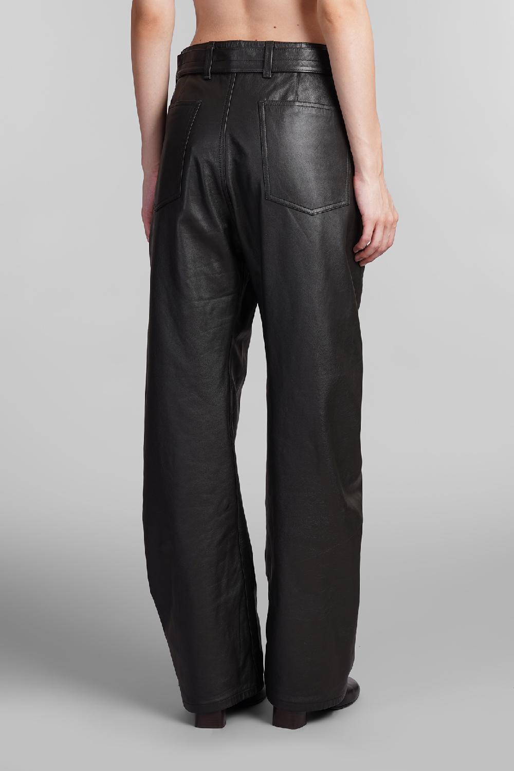 Deliberti LEMAIRE Pantalone In Pelle Marrone Cod. 406039 - Deliberti The Luxury Shopping