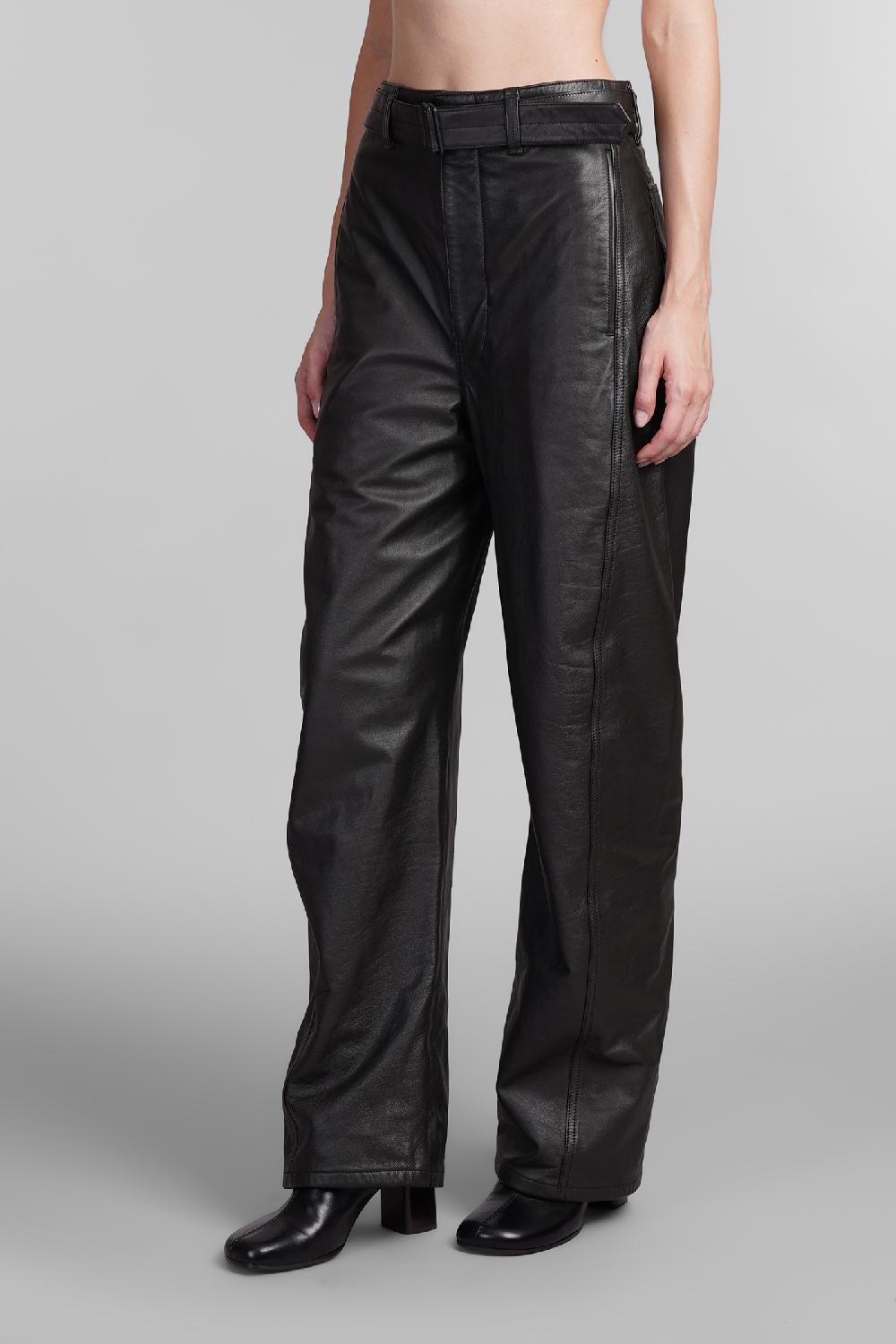 Deliberti LEMAIRE Pantalone In Pelle Marrone Cod. 406039 - Deliberti The Luxury Shopping