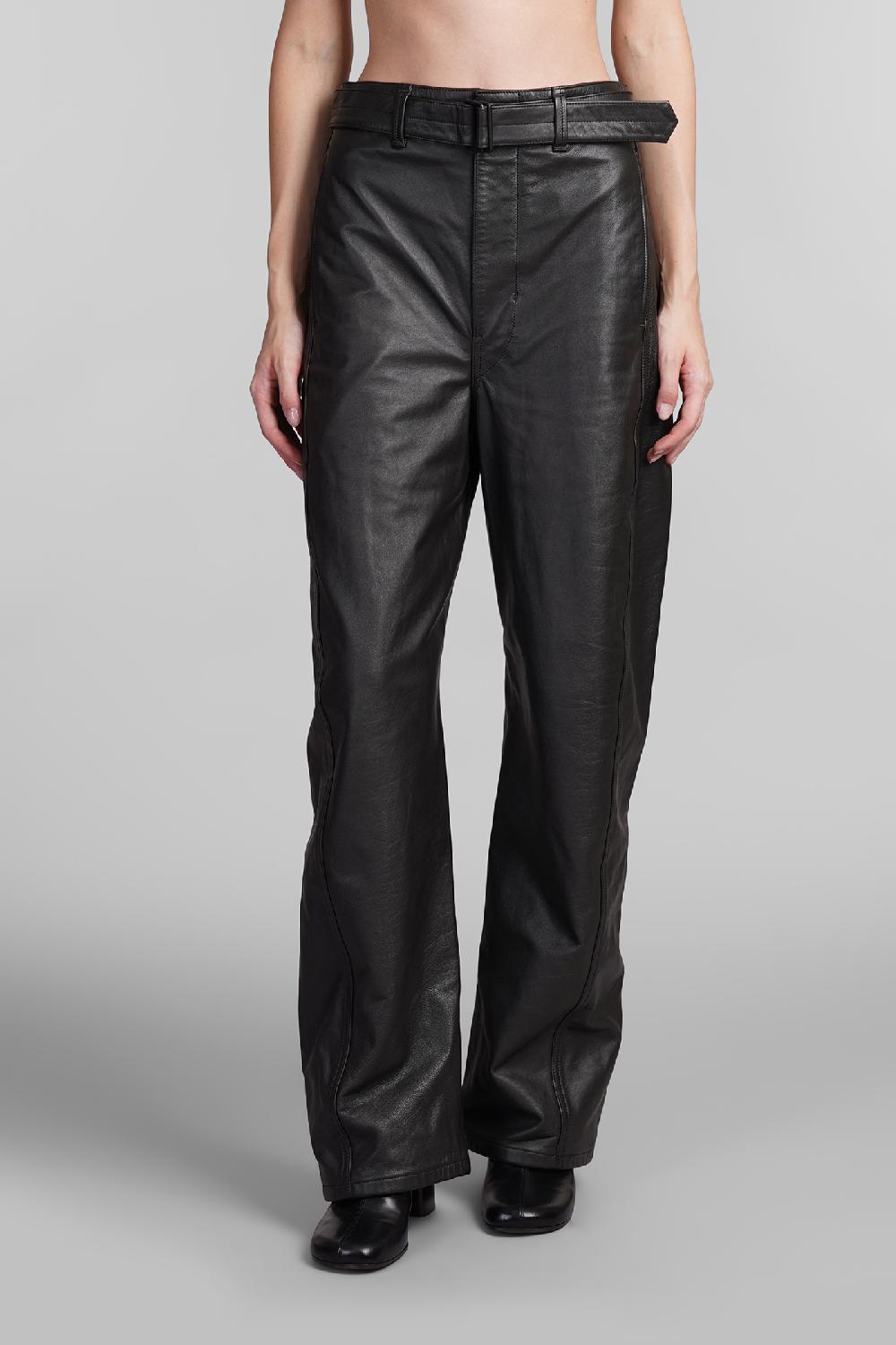 Deliberti LEMAIRE Pantalone in pelle marrone cod. 406039 - Deliberti The Luxury Shopping