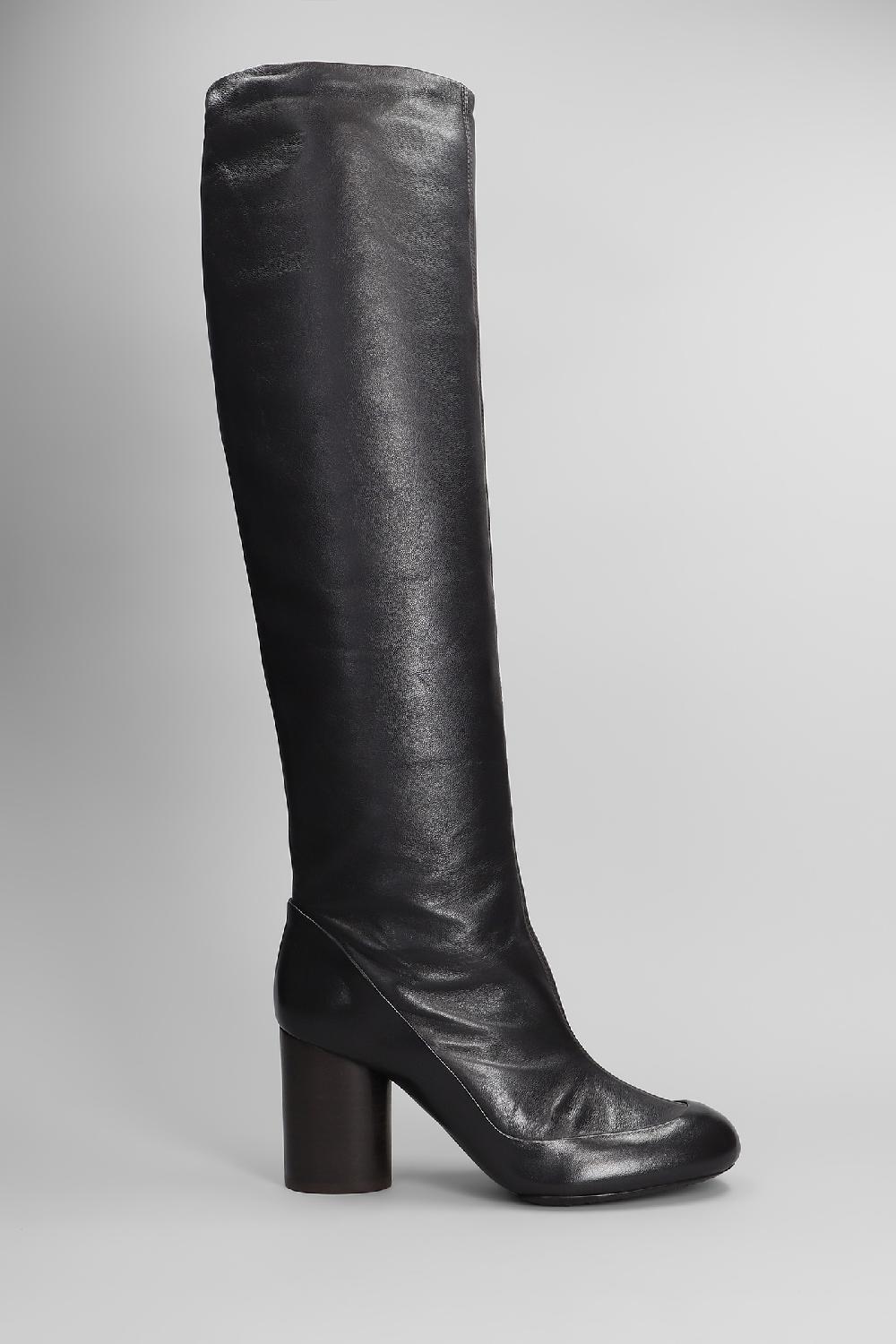 Deliberti LEMAIRE Stivali in pelle marrone cod. 406034 - Deliberti The Luxury Shopping