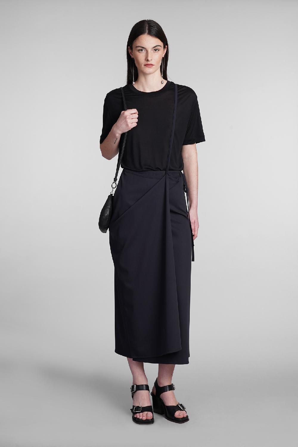 Deliberti LEMAIRE T-shirt In Seta Nera Cod. 394714 - Deliberti The Luxury Shopping