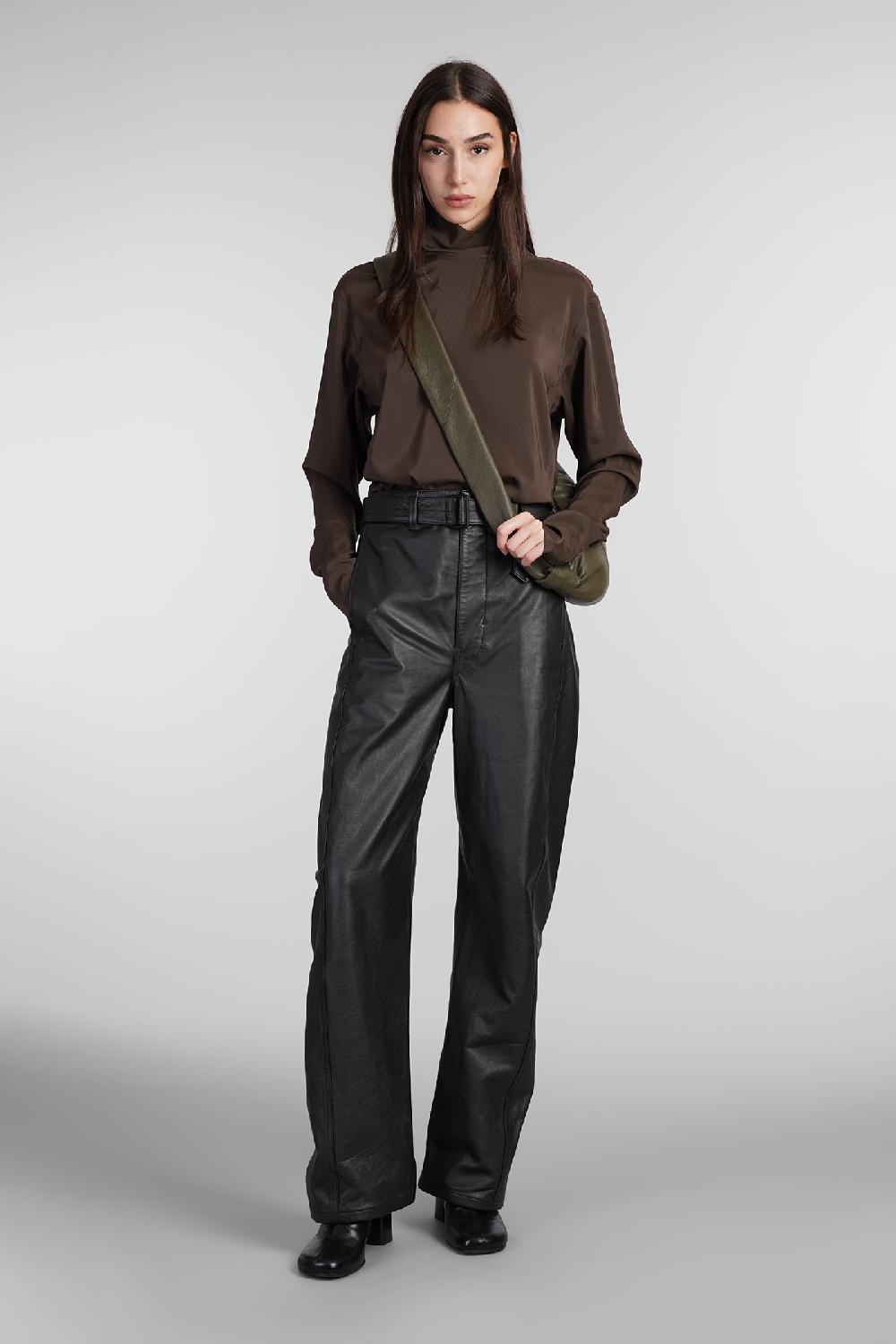 Deliberti LEMAIRE Topwear In Seta Marrone Cod. 406424 - Deliberti The Luxury Shopping