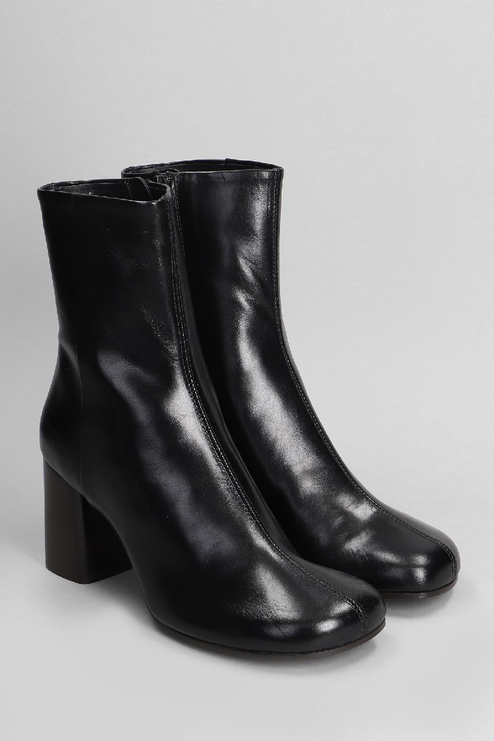 Deliberti LEMAIRE Tronchetti In Pelle Nera Cod. 404518 - Deliberti The Luxury Shopping