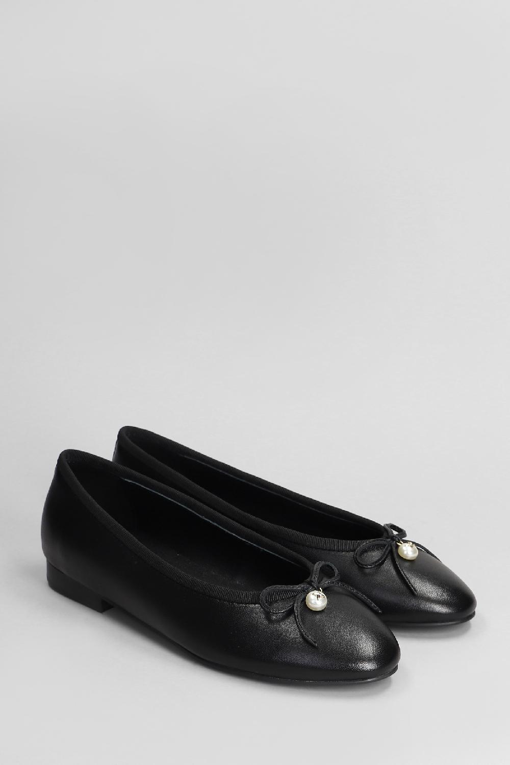 Deliberti Lola Cruz Ballerine Lima Ballerinas In Pelle Nera Cod. 406731 - Deliberti The Luxury Shopping