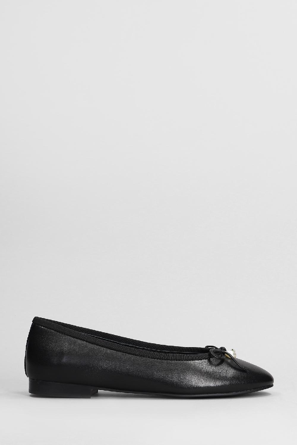 Deliberti Lola Cruz Ballerine lima ballerinas in pelle nera cod. 406731 - Deliberti The Luxury Shopping