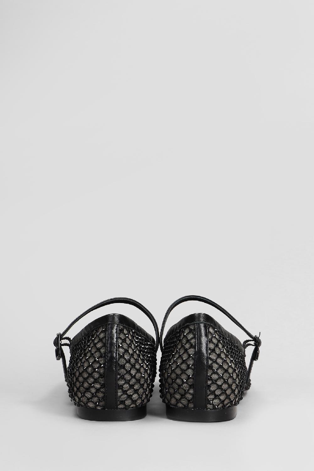 Deliberti Lola Cruz Ballerine Rimbel In Pelle Nera Cod. 407394 - Deliberti The Luxury Shopping