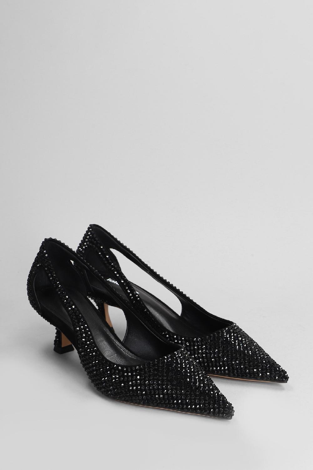 Deliberti Lola Cruz Decollete Bethany Pumps 55 In Camoscio Nero Cod. 405446 - Deliberti The Luxury Shopping