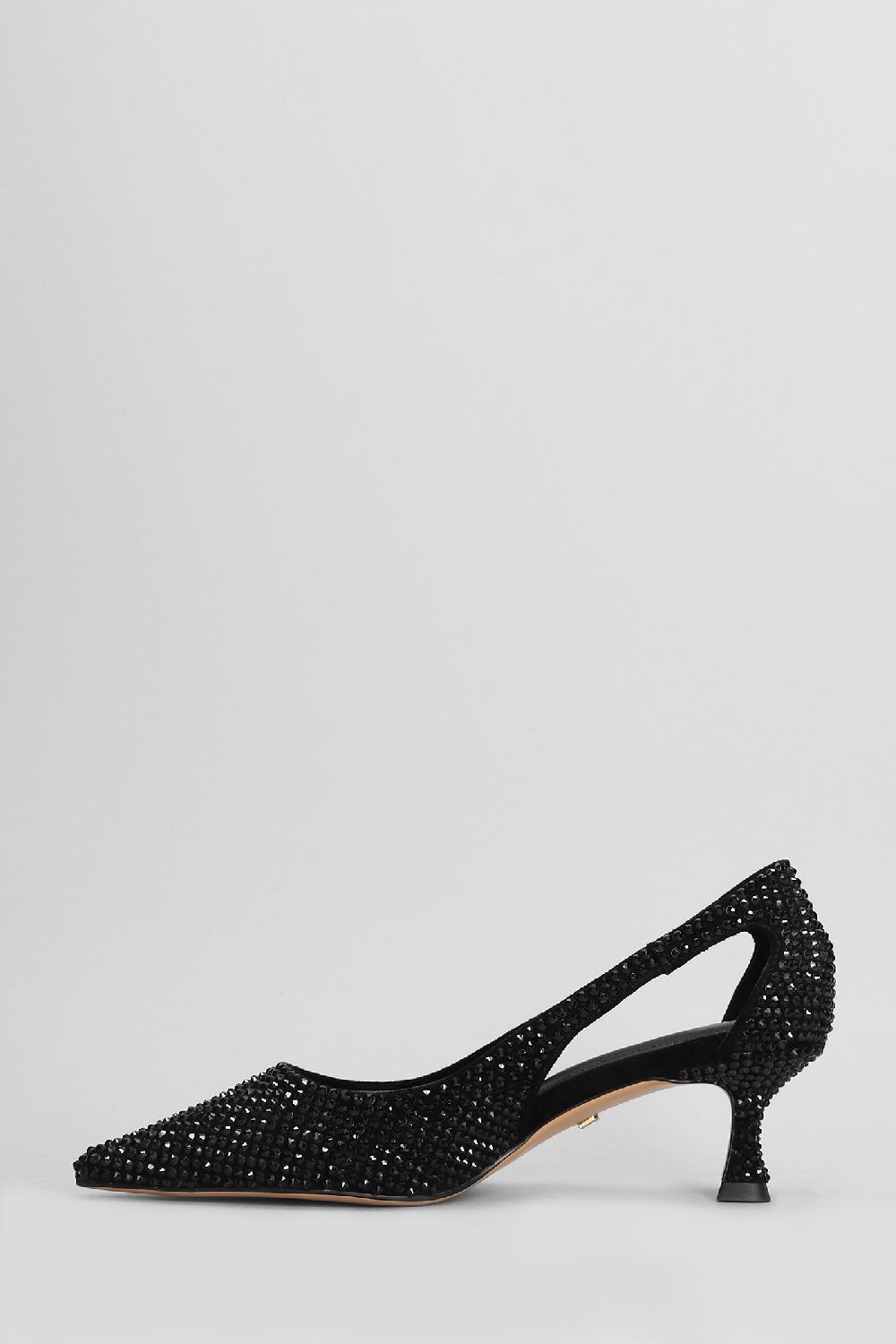 Deliberti Lola Cruz Decollete Bethany Pumps 55 In Camoscio Nero Cod. 405446 - Deliberti The Luxury Shopping