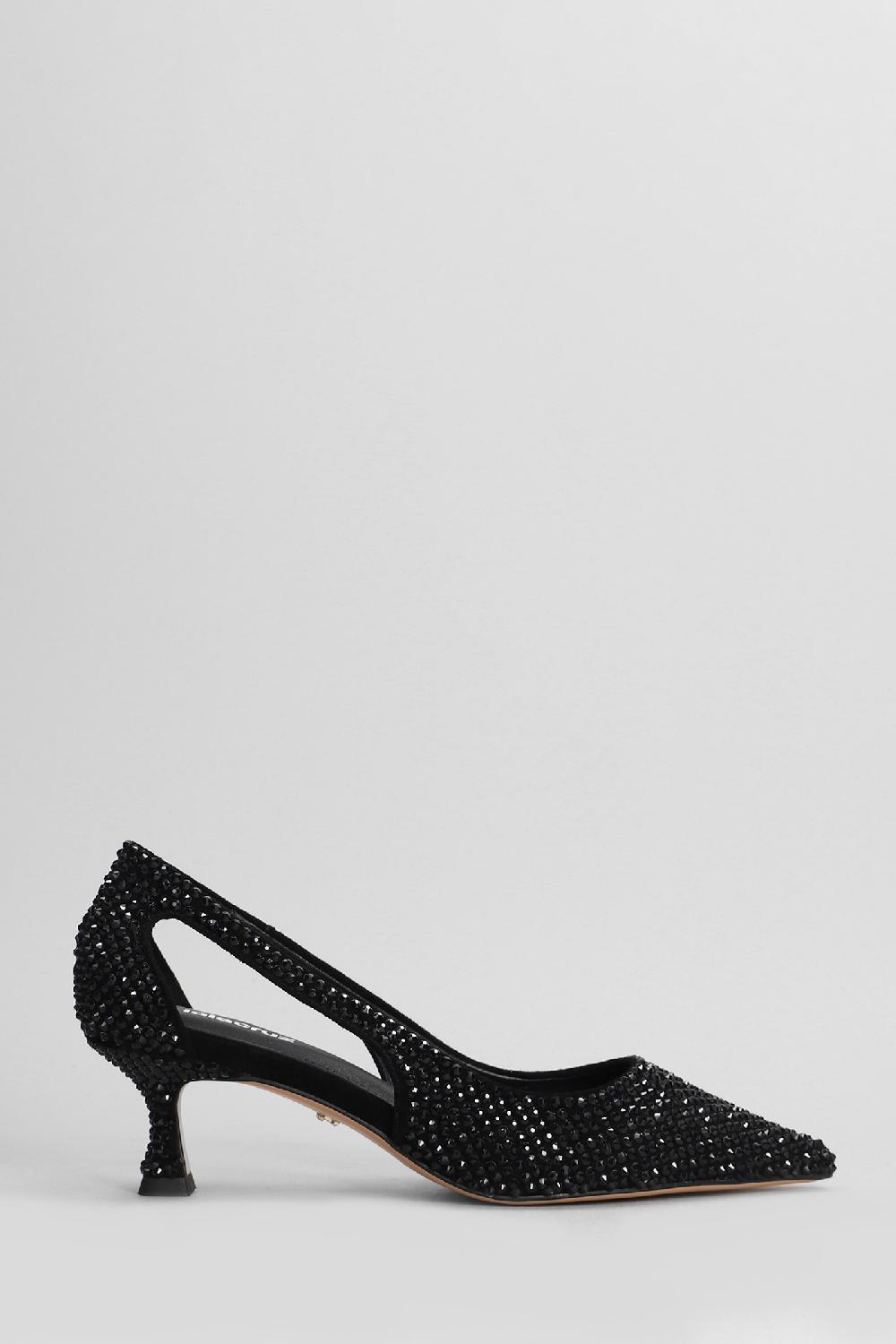 Deliberti Lola Cruz Decollete bethany pumps 55 in camoscio nero cod. 405446 - Deliberti The Luxury Shopping
